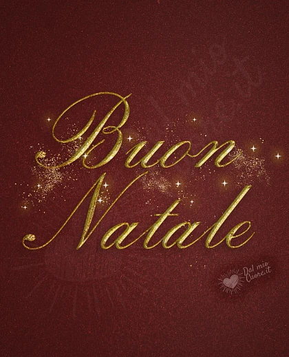 Scritta Buon Natale