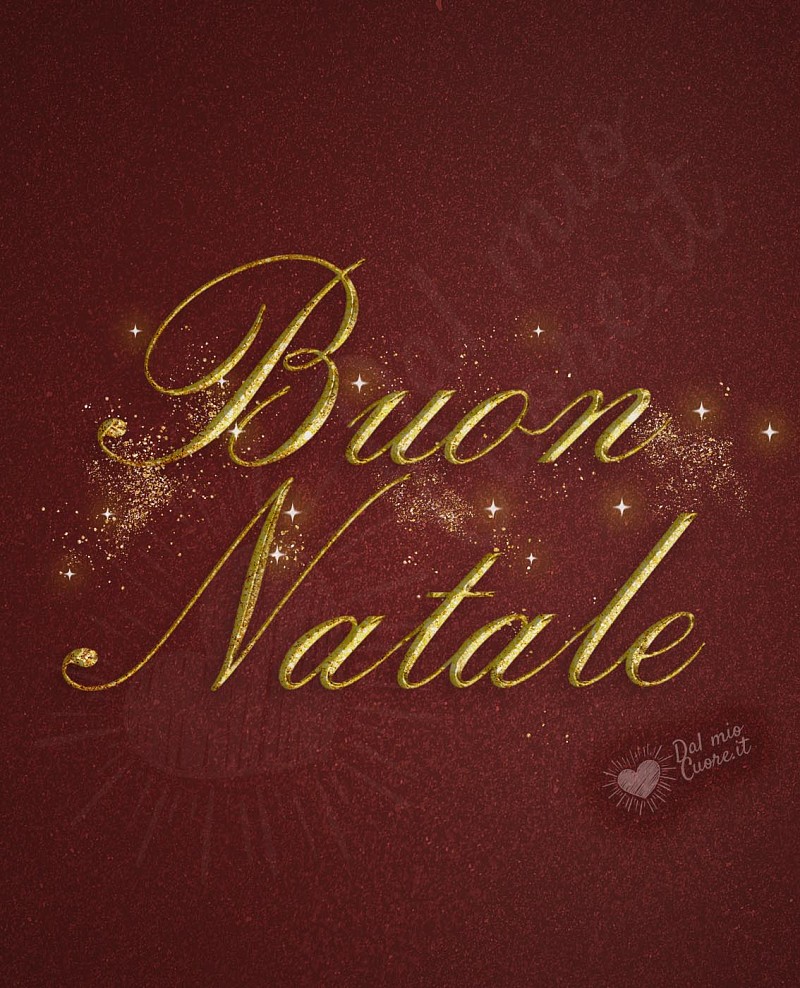 Scritta Buon Natale
