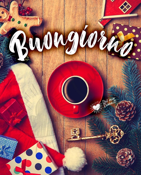 Immagine Buongiorno natalizia con un caffè tra le strenne