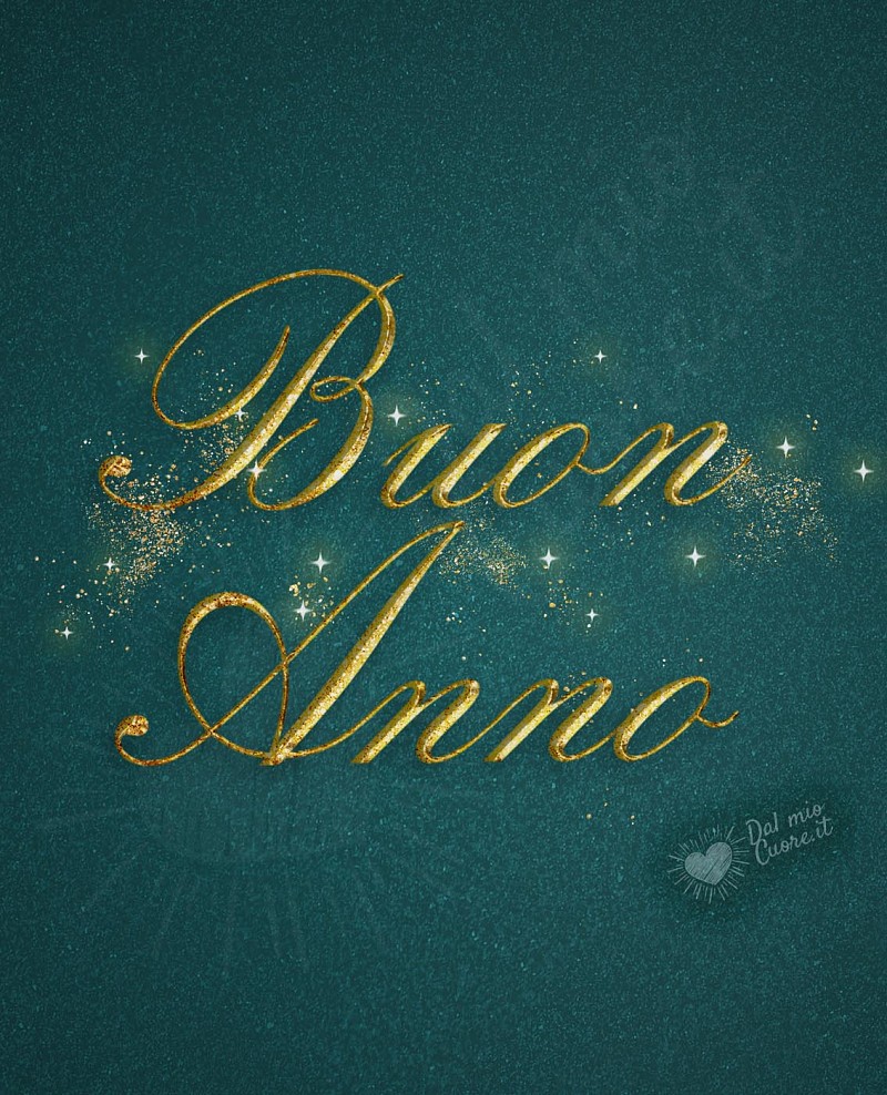 Buon Anno scritta