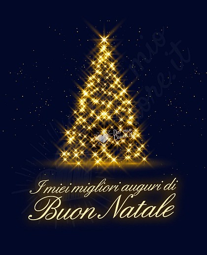 I miei migliori auguri di Buon Natale