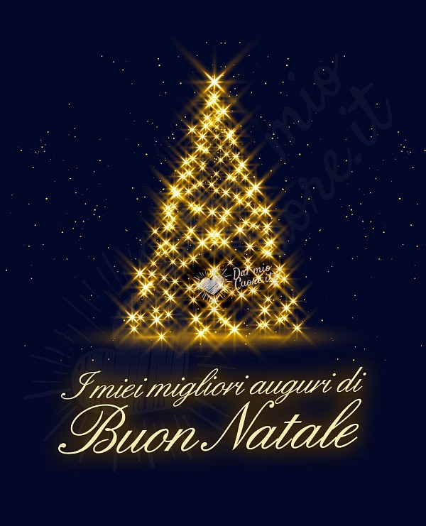 I miei migliori auguri di Buon Natale