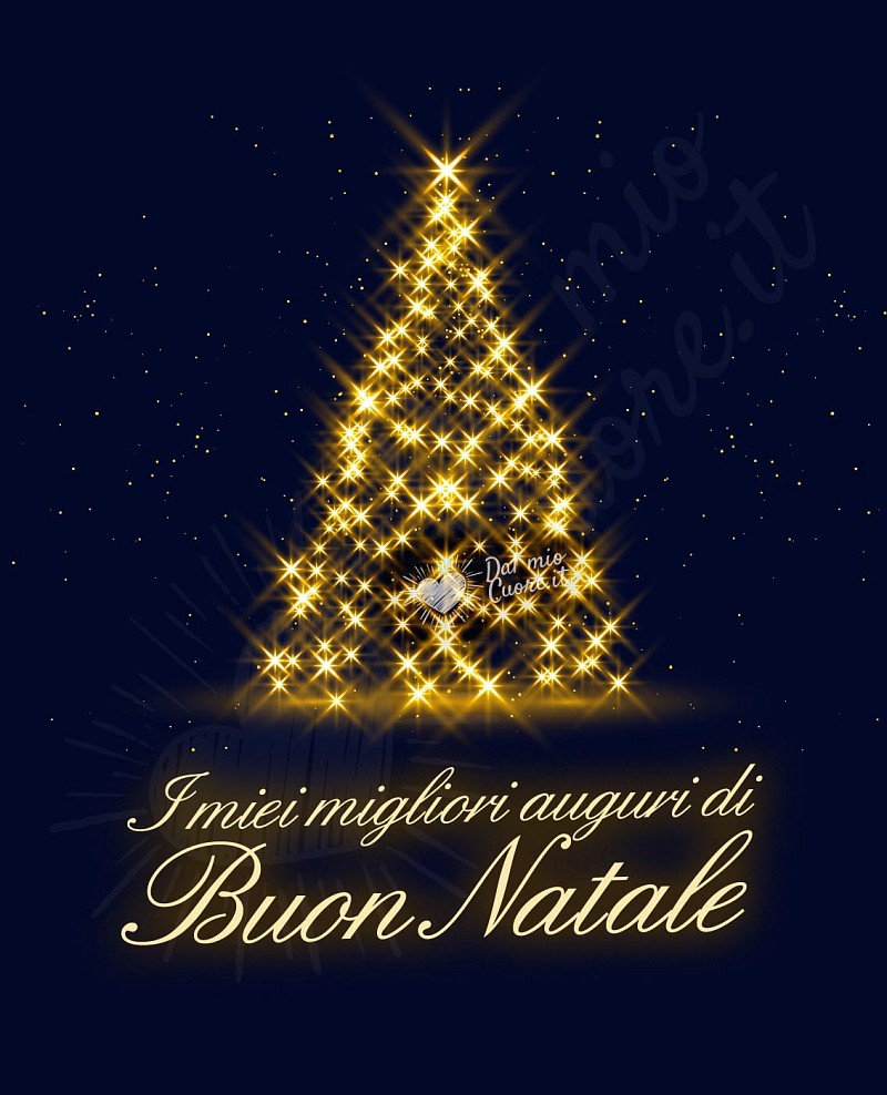I miei migliori auguri di Buon Natale