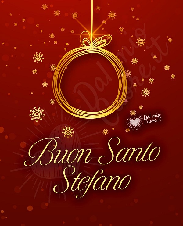 Buon Santo Stefano