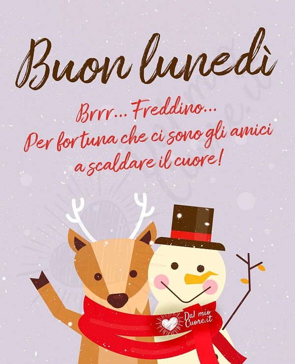Brrr... Freddino... Buon lunedì
