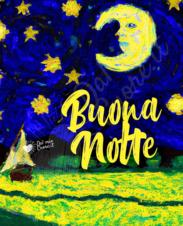 Immagine buonanotte artistica