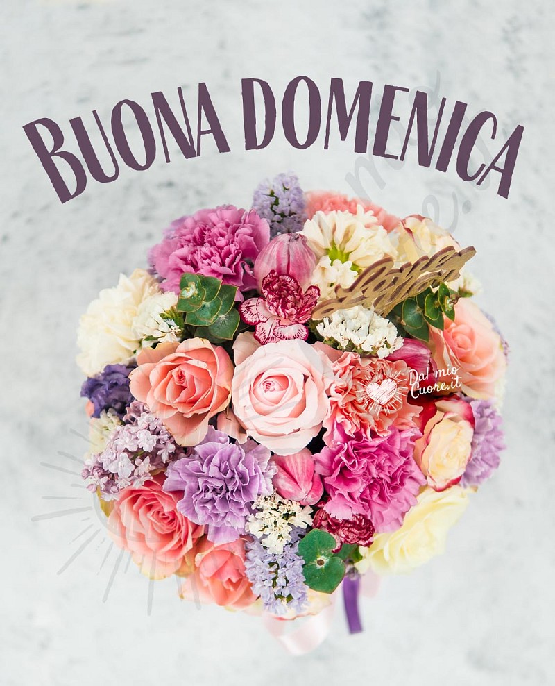 Buona domenica con fiori