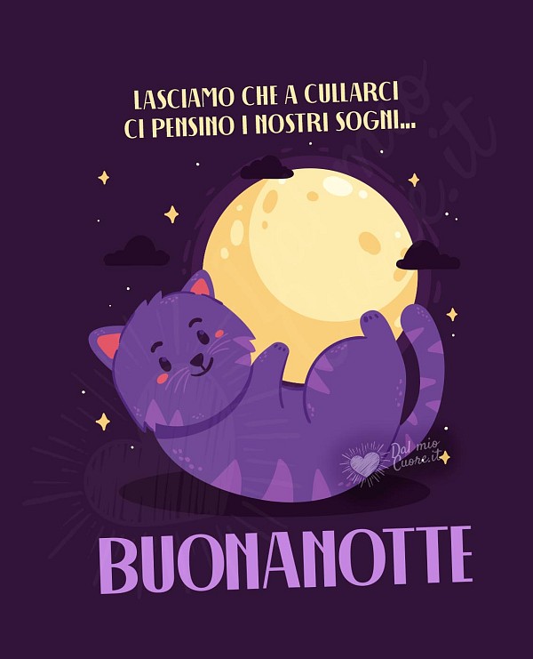 Lasciamo che a cullarci ci pensino i nostri sogni... Buonanotte
