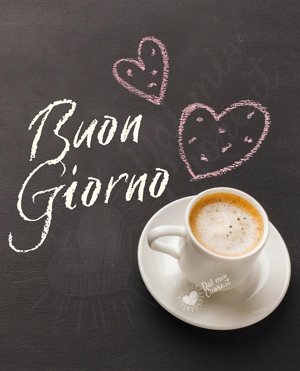 Buon giorno con caffè