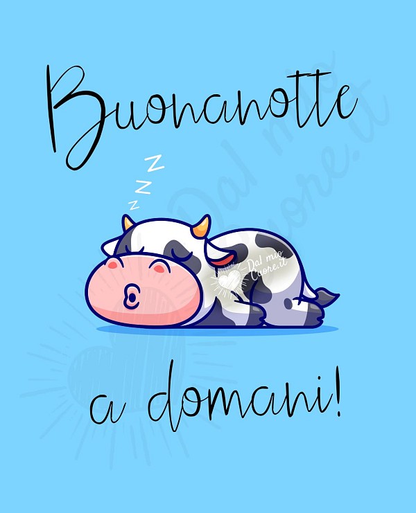 Buonanotte, a domani!