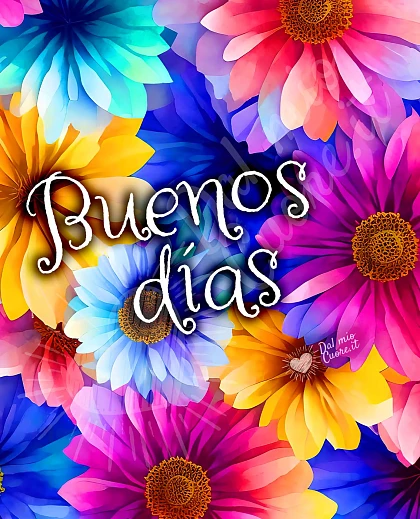 Buenos días con flores