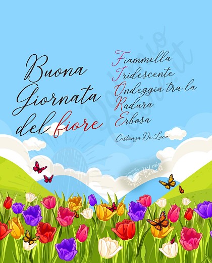 Buona Giornata del fiore