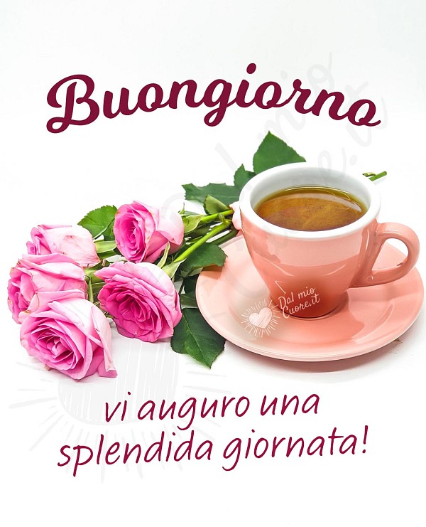 Vi auguro una splendida giornata! Buongiorno