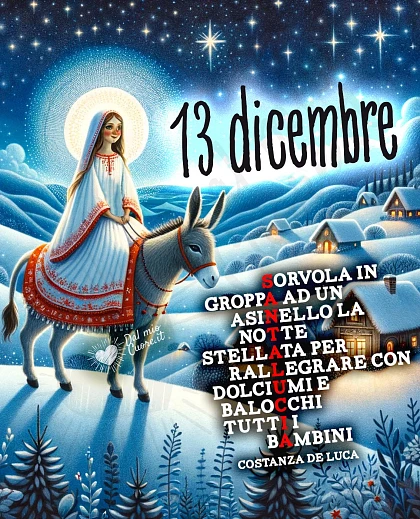 La leggenda di Santa Lucia e del suo asinello