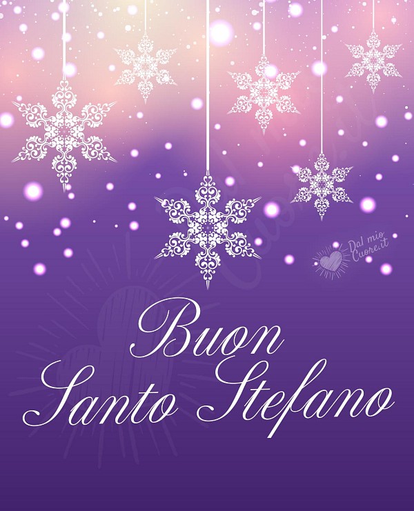 Buon Santo Stefano