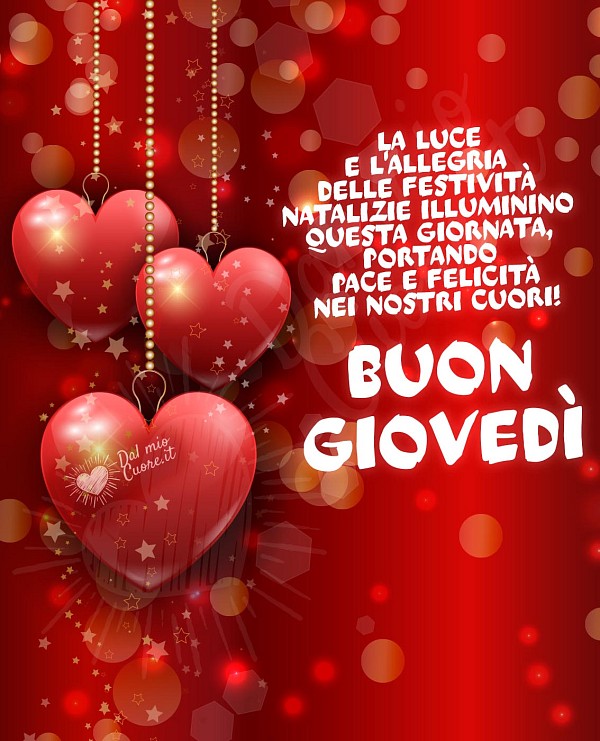 Buon giovedì natalizio con frase