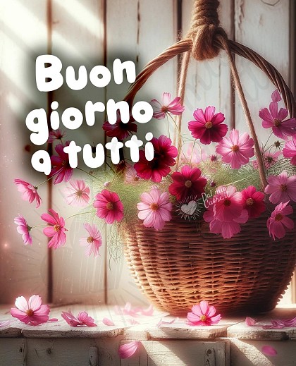 Buon giorno a tutti! Floreale