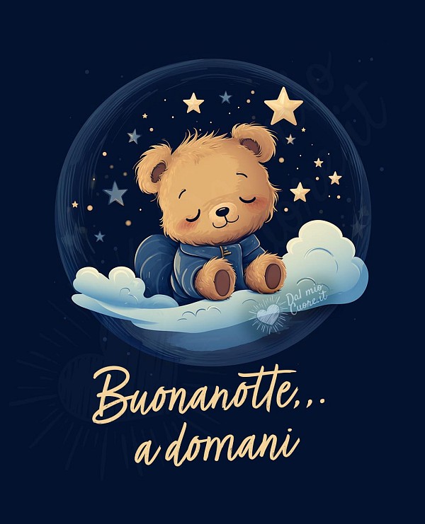 Buonanotte a domani con orsetto