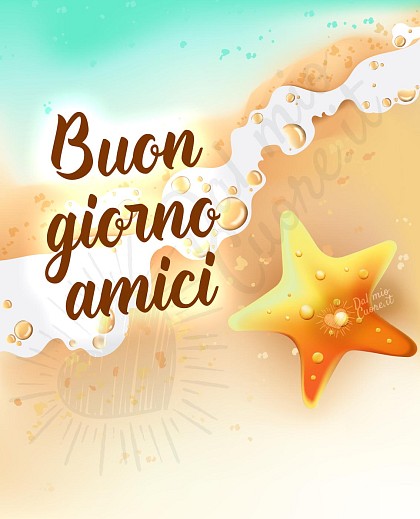 Buon giorno amici estivo