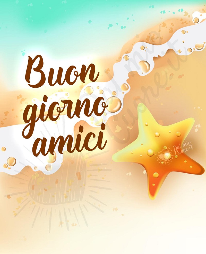 Buon giorno amici estivo