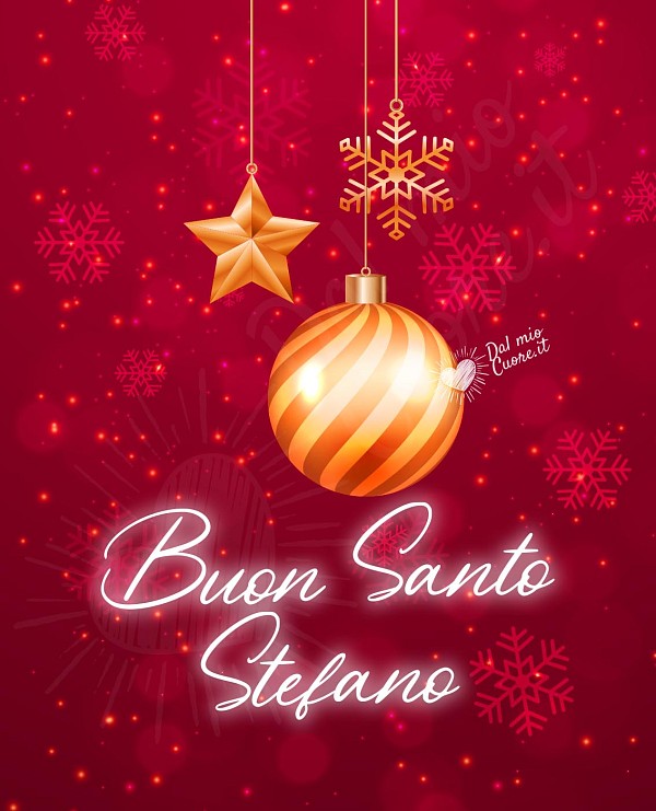Buon Santo Stefano