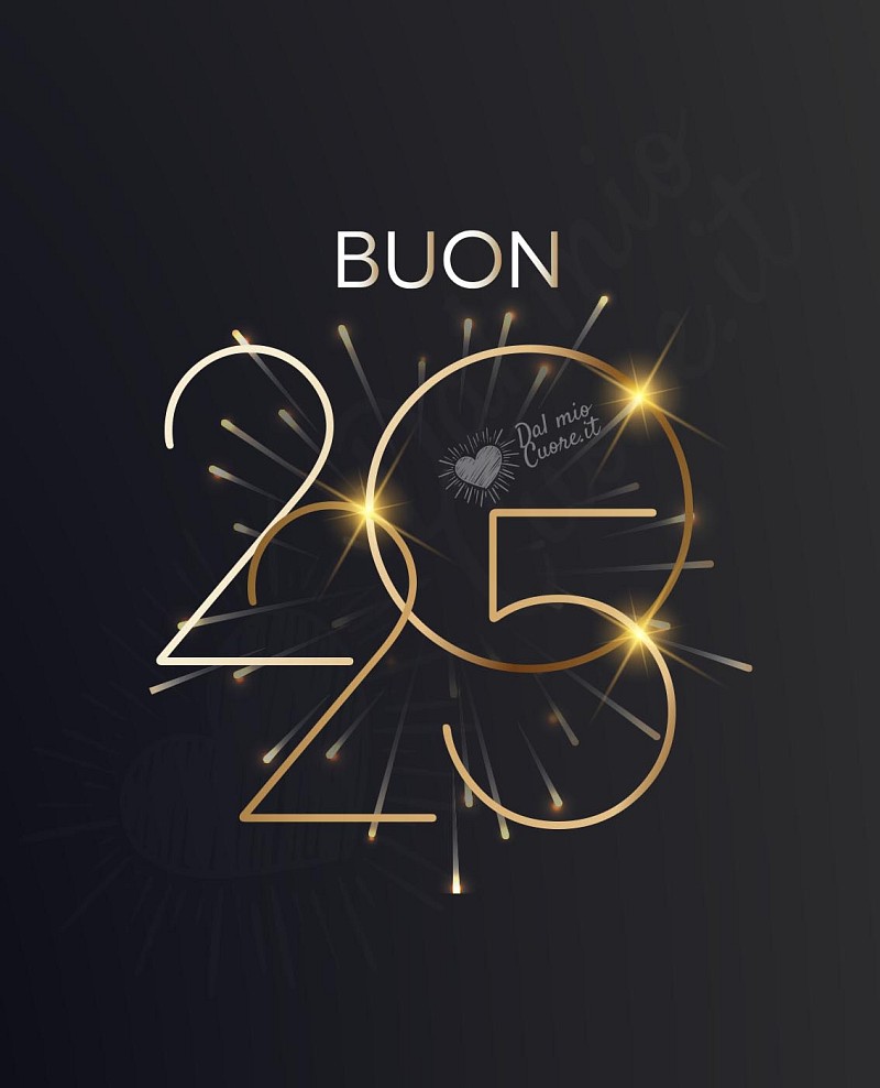Buon 2025. Immagine di Buon Anno
