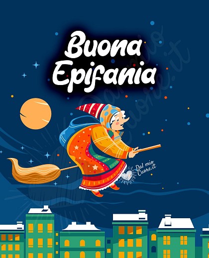 Buona Epifania con Befana
