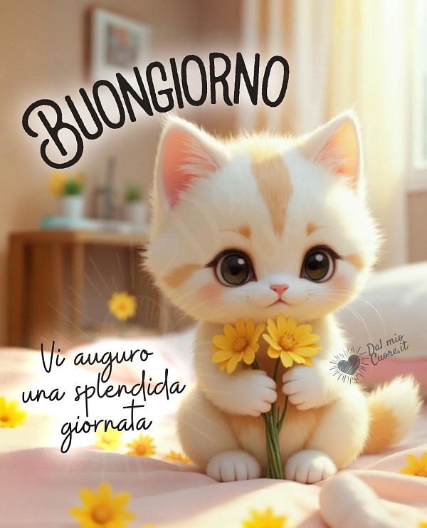 Vi auguro una splendida una giornata. Buongiorno