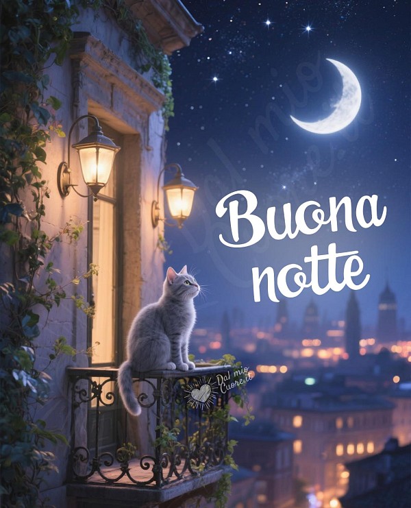 Buonanotte con gattino