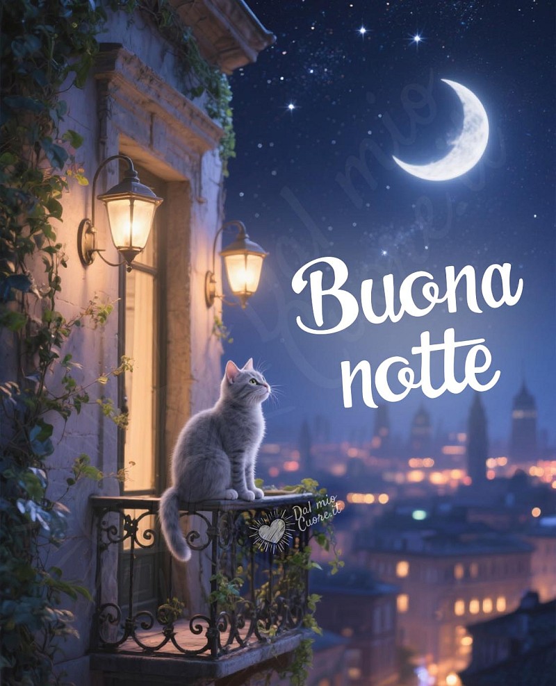 Buonanotte con gattino