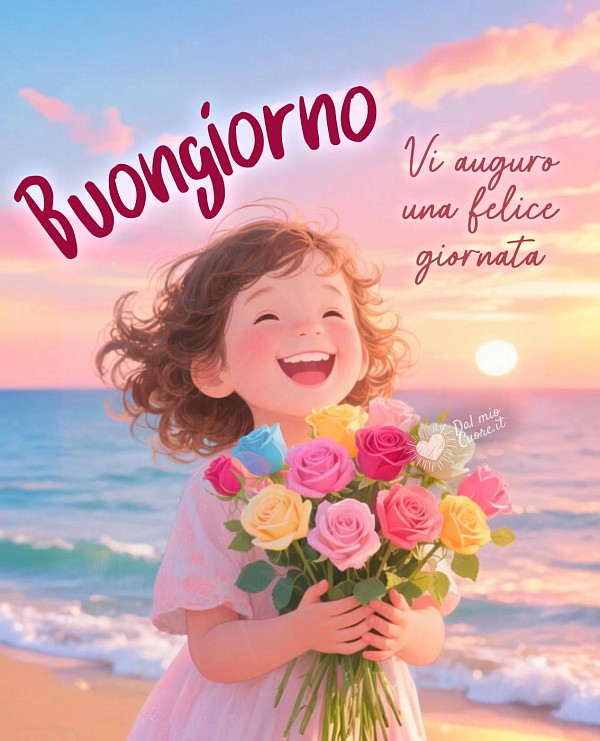 Immagine Buongiorno. Vi auguro una felice giornata