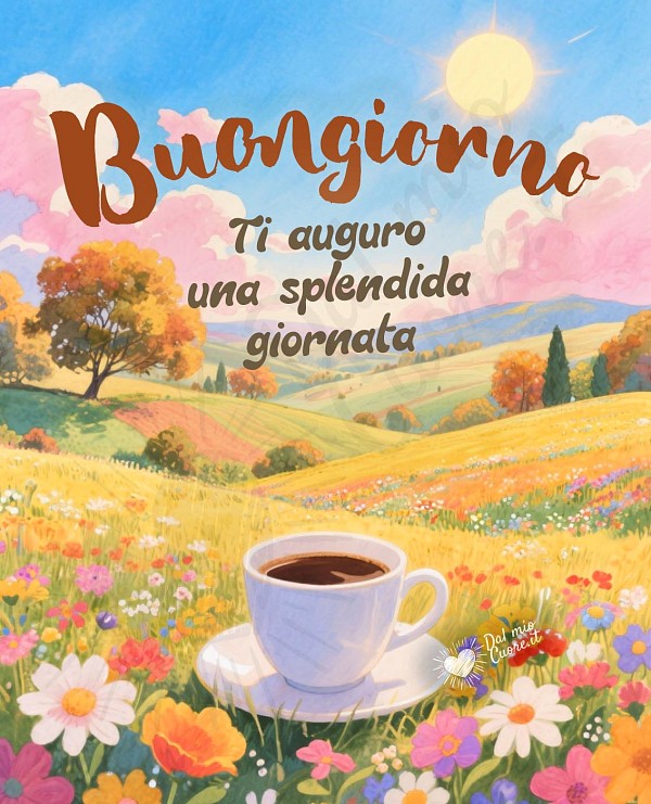 Buongiorno. Ti auguro una splendida giornata